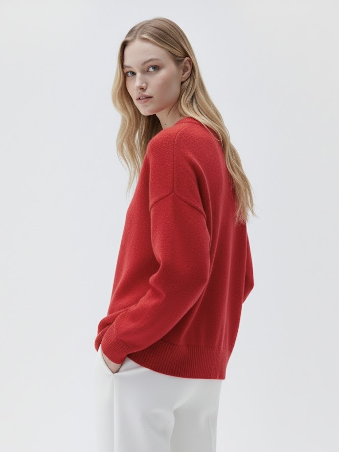 Oversize Pullover with Raglan Sleeves