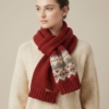Fair Isle Christmas Wool Blend Scarf